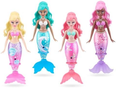 Pets Alive Magic Swimming Mermaid 2 Pack (Sea Shell & Sea Wave) by ZURU – Robotic Mermaid Doll for Water Play, Swims Automatically, Bath Toy for Girls & Boys Ages 3+ — view 3