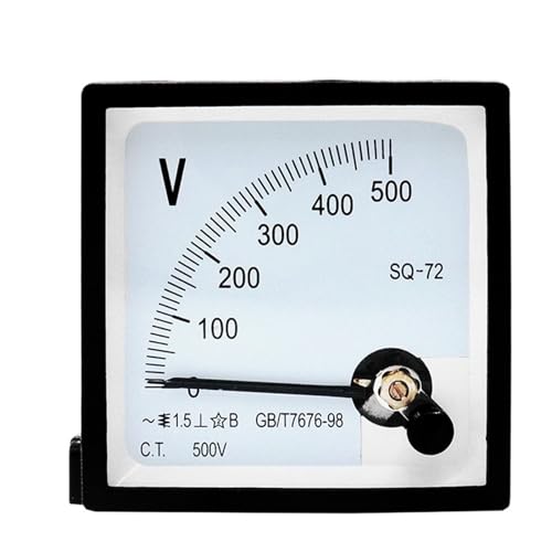 Voltmètre à pointeur surveillance industrielle tableau électrique AC 750V
