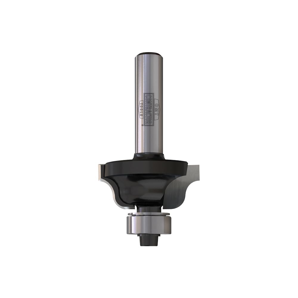 CMT Orange Tools K940-286 Fresa profilata HW Z2 S=8mm D=28.6mm | Metallo duro saldato, Z2 S=8mm, D=28.6mm, I=12.7mm, L=54mm, R=4mm, rotazione destra, utensile con cuscinetto di guida