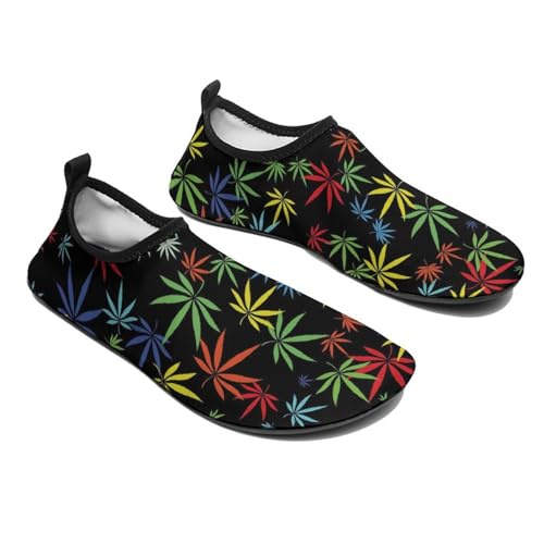 Hemp Leaf Wading Shoe Man Non Slip Water Shoe Quick Dry Barefoot Aqua Socks Womans Water Shoes Swim Shoes