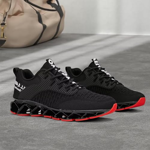Image of Chopben Men's Running Shoes Blade Non Slip Fashion Sneakers Breathable Mesh Soft Sole Casual Athletic Walking Shoes