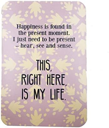 Less Anxiety Affirmation Cards - 45 Beautifully Illustrated Cards to Help Alleviate Feelings of Anxiety and Stress - Thoughtful Affirmations to Encourage Empowerment and Inner Strength