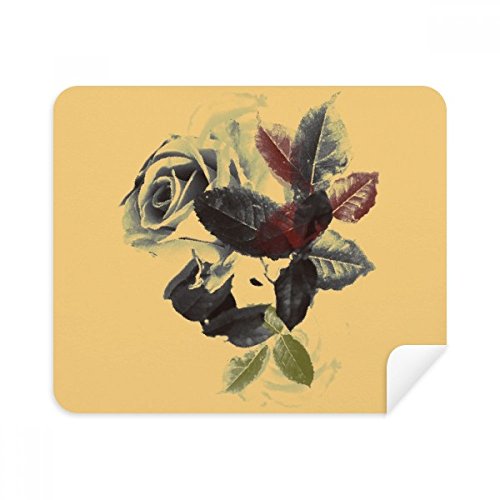 Chiffon lunettes motif plante fleur rose pour l'écran du téléphone au bureau