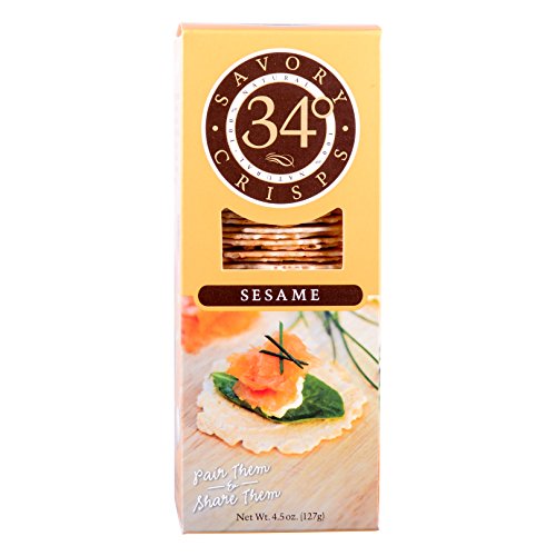 34 Degrees Crisps | Original Crisps | Thin, Light & Crunchy Crisps, Single Pack (4.5Oz) #TOP1