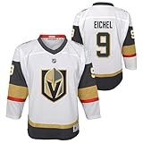 Jack Eichel #9 Vegas Golden Knights Youth Boys Player Replica Jersey - (8-20) (US, Alpha, Large, X-Large, Regular, Away - White)