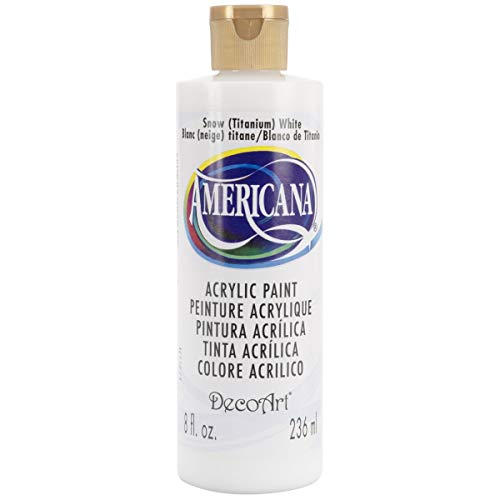 Americana Acrylic Paint 8oz-Snow White