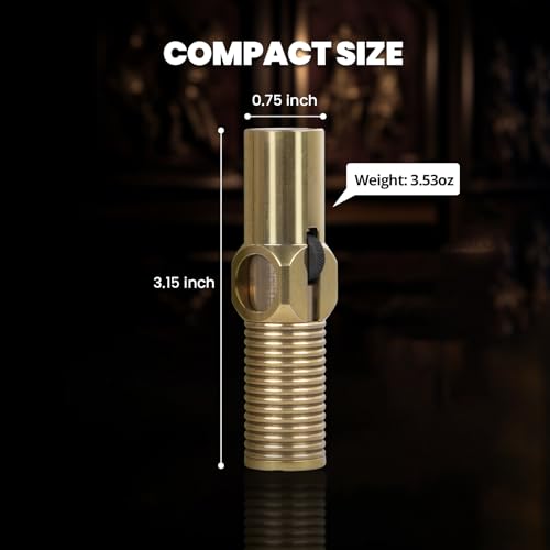Encendedor Vintage Trench de Cobre Recargable miniatura 4