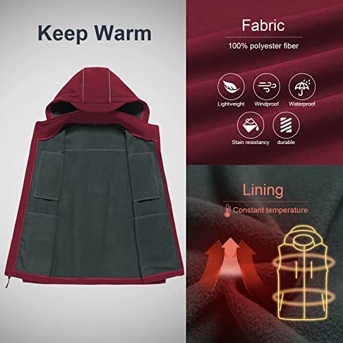 Image of CREATMO US Men's Casual Lightweight Warm Thin Outerwear Vest Windbreaker Sleeveless Jacket With Removable Hood