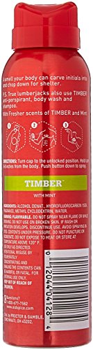 Old Spice PR80253715 Re Fresh Timber Body Spray thumb #1