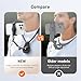 AMAZEAR Hands-Free Neck Mount for Phone & Action Camera - Adjustable Neckband Holder for iPhone, Android, POV Vlog Recording with Secure QR Magnetic Base, Elastic Anti-Shake Chest Strap