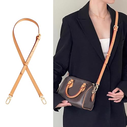 Doxo Vachetta Leather Strap Purse Straps Replacement Crossbody for L V Speedy Diane Pochette Handbag...