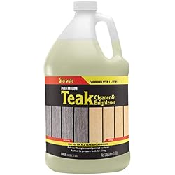 1 of STAR BRITE Teak Cleaner & Brightener, Restore Weathered Wood, 128 OZ (094900)