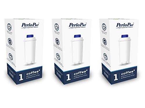 Coffee² - Filtro de agua para cafetera compatible con DeLonghi DLS C002, ECAM, ESAM, ETAM, EC800, BCO400 - Pack de 3 Cover