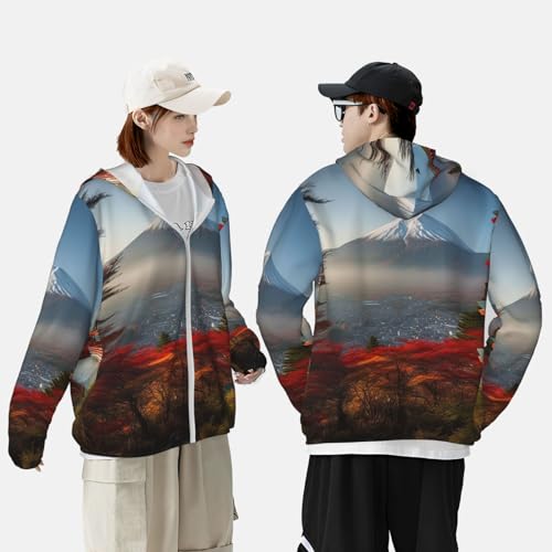 Chaqueta para hombre con protección solar UPF 50+ manga larga negra miniatura 2