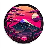 Design unique : le design rond de 30 cm brise la monotonie des tapis de souris rectangulaires traditionnels, offre une plus grande gamme d'activités et devient une décoration de bureau accrocheuse. 