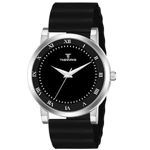 Image of TIMEWORKS Designer Round Dial Watch Silicon Changeable Smart Watch Strap with Smart pin Men's & Boy's Watch BG-408