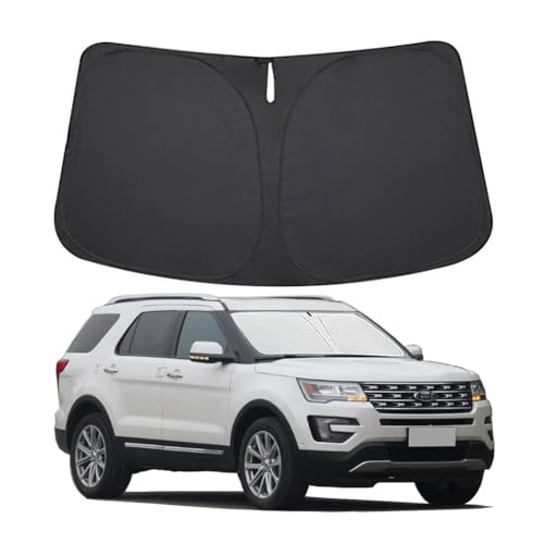 Windshield Sun Shade for Ford Explorer 2011 2012 2013 2014 2015 2016 2017 2018 2019 Front Window Sun...