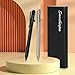 SMOOTHERPRO Bolt Action Pen, Stainless Steel Ballpoint Pen Compatible with Pilot G2 Refill, EDC Pen for Writing, Left-Handed Friendly, Black(TC141BK)