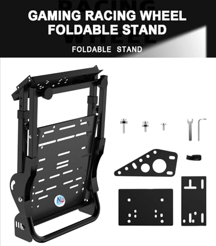 Image of New World A10 Gaming Racing Wheel Stand Steering Wheel Stand Fit for V9 V10 V99 V12 Lite VD4 VD6 T300RS T300 TGT TSPC T500 G27 G920 G923 R5 R9 R16 R21 CSL DD1 DD2(Racing Wheel not Included)