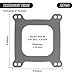 2PCS Carburetor Gasket with 1/16