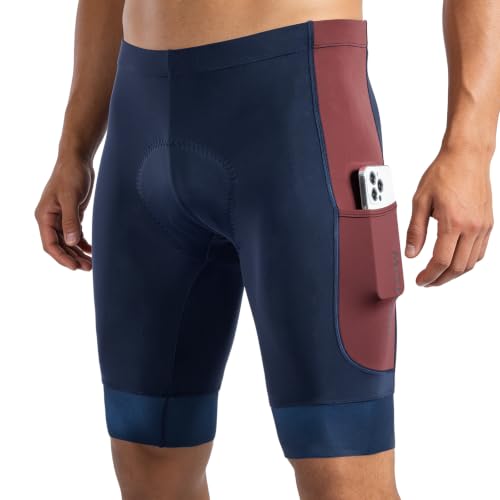 Cuissard de cyclisme homme avec leggings rembourrés et pantalon court élastique noir