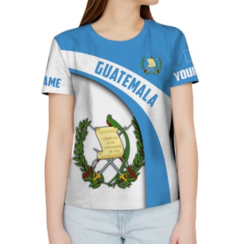Personalized Guatemala Flag 3D T-shirt, Custom Guatemala 3D Shirt Guatemala Flag Shirts Guatemalan Pride Camisa for Men Women2