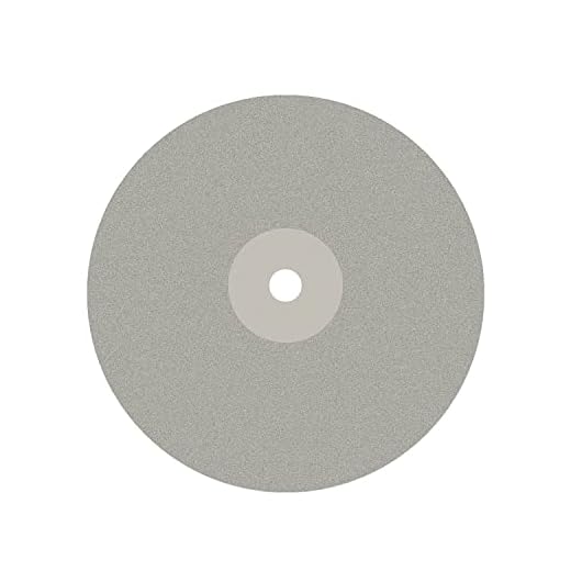 DZQ 6 Inch Grit 3000 Diamond Flat Lap Wheel Disc 6" x 1/2" Arbor Hole Abrasive for Cutting or Sanding Stone and Glass