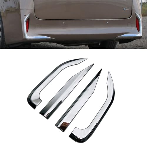 KMONDER アルファード 40系 パーツ リアリフレクター ガーニッシ リフレクターメッキ リフレクター カバー カスタム パーツ 外装 ドレスアップ アクセサリー エアロ エクステリア 4pcs