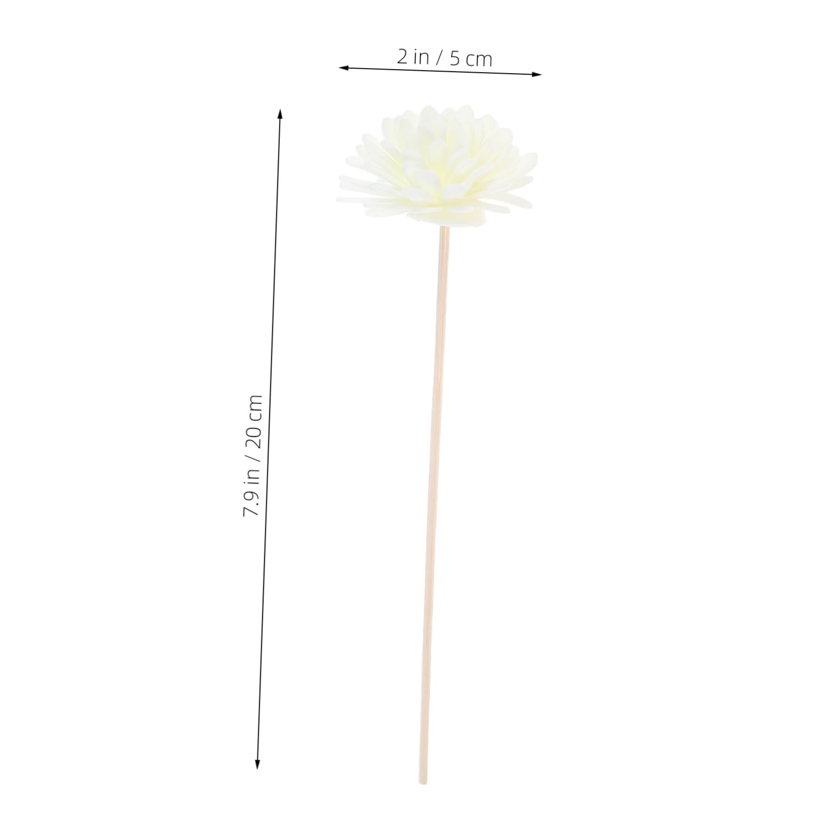 Anneome 12pc Rattan Flower Diffuser Sticks Essential Oil Scent Sticks for Home Fragrance