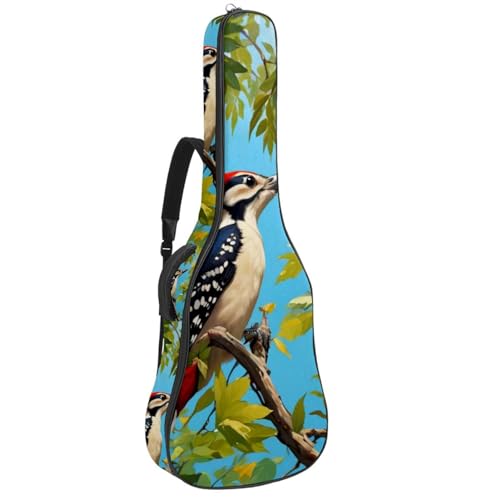 Sac pour guitare acoustique étanche housse de transport rembourrée antichoc multicolore