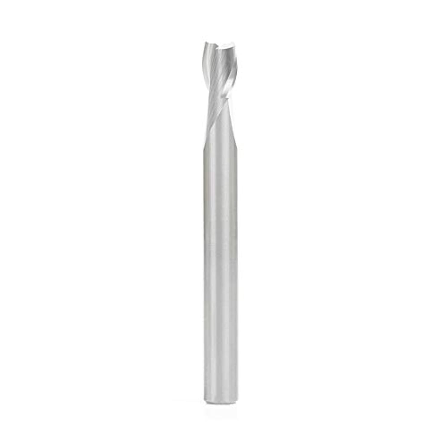 Amana Tool 46062 SC Spiral Plunge 5mm D x 3/4 CH x 1/4 SHK x 2-1/2 Inch Long 2 Flute Up-Cut Router Bit