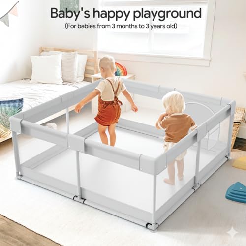 baby playpen 47x47in small play pentoddler playpen for apartmentplay yardactivity fence extra large baby playard