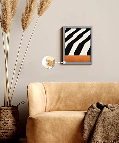 Jd Concept Wood 11X14 Grey Picture Frame 5 Pack - Gallery Wall Frame Set - Suitable For Horizontal And Vertical Hanging 11 X 14 Poster Photo #TOP1