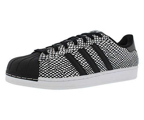 adidas Originals Men's Superstar Shoe Running Core Black/White, 11 M US