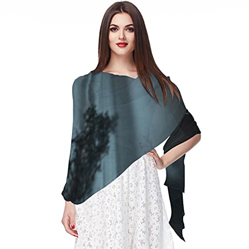 Foulard mousseline de soie lune anti irritation de peau