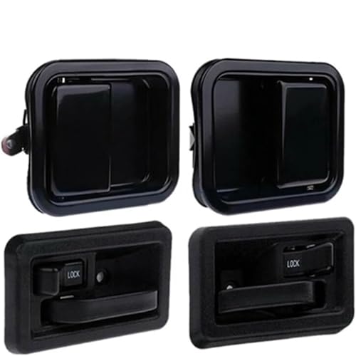 Poignée de porte pour Jeep Wrangler 1991-2004 noire robuste