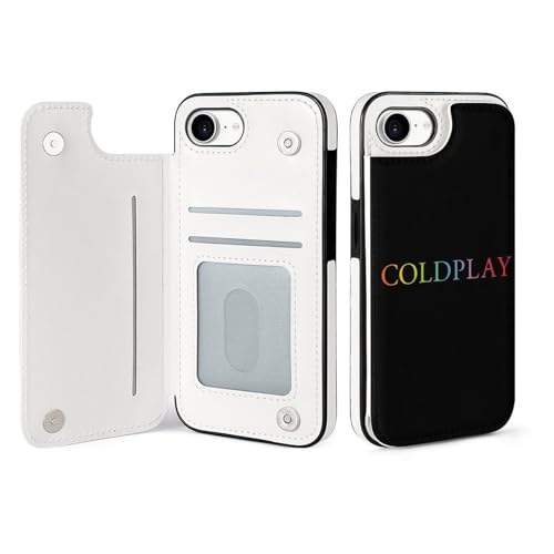 iPhone16E用ケース 手帳型 コールドプレイ スマホケース 財布型 アイフォン16E用ケース おしゃれ 軽量 背面 携帯カバー カード収納 スタンド機能 PUレザー 耐衝撃