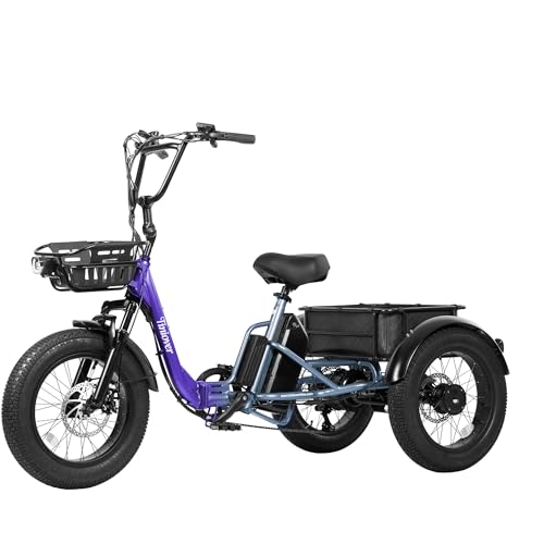 TINIOVER Electric Bike for Unsex Adult, Beach Bike for Adult