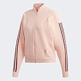 Normale Passform adidas Damen Sweatshirt W ID Knit TT, Glow pink, S, DZ8683