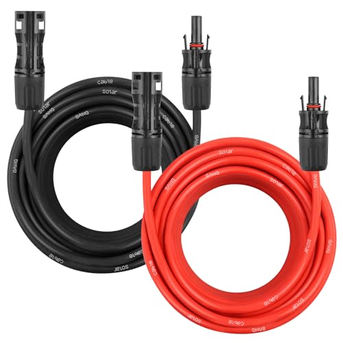Câble d'extension pour panneau solaire 8 AWG pour éviter les pertes d'énergie