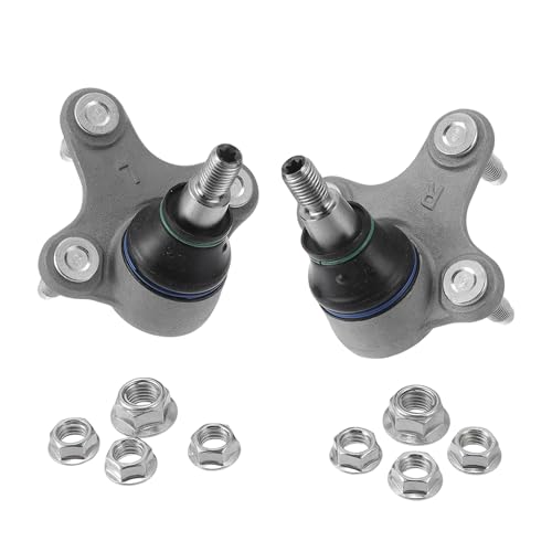 Motoforti 2 Pcs Front Lower Ball Joints for VW Caddy 2004-2015 Suspension Ball Joint Kit No.K500016/K500030/5Q0407365A/5Q0407366A