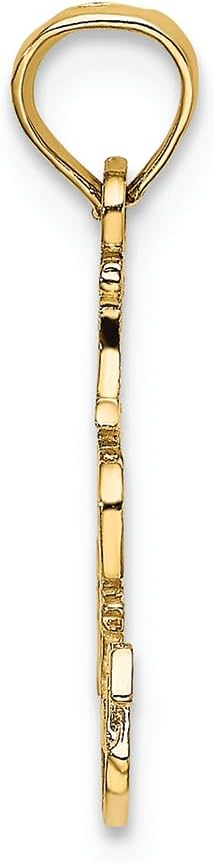 FJC Finejewelers 14k Yellow Gold I Do Nails Charm