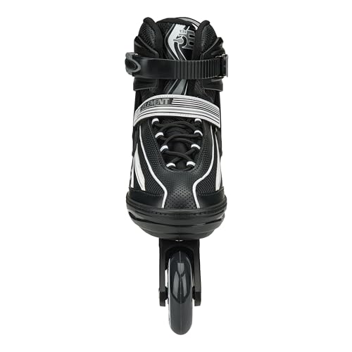 Image of Panther Inline Skates for Men with Adjustable Strap, 82mm Wheels and Soft Boot Fit for Skating, Roller Derby, Street Hockey (7.0-Gray /Black)