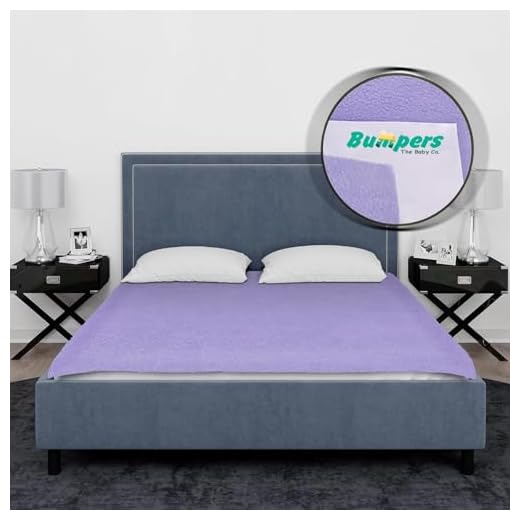 Bumpers Waterproof Quick Dry Sheet for Double Bed |Extra Absorbent Washable Matress Protector|Baby Bed Protector Sheet for Adult & Toddler Children, King Size (XXL, 260x200cm, Violet)