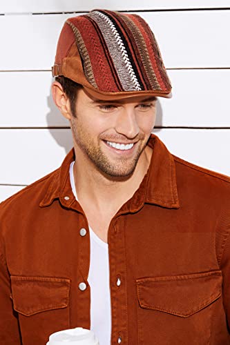 Babeyond Men Flat Cap Newsboy Hat Beret Cabbie Ivy Cap Gatsby Newsboy Hat Herringbone Driving Cap #TOP1