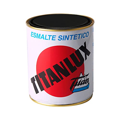 Titanlux - Esmalte sintético, Negro, 750 ML (ref. 001056734)