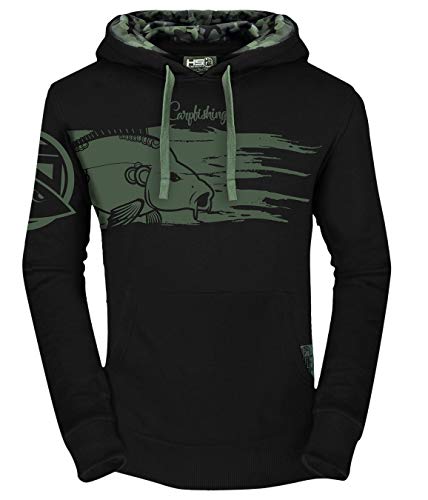 HOTSPOT DESIGN Sweatshirt à Capuche Carp Fishing Cover
