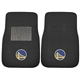 Fanmats 20321 NBA - Golden State Warriors Embroidered Car Mat, Team Color, 17