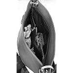 Sac CUIR Femme Bandoulière/Sac Cuir Femme Italien/Sac Cuir Femme Pompon/Sac à Main Femmes CUIR/Sac femme CUIR Porté Epaule ‘Ornella ‘