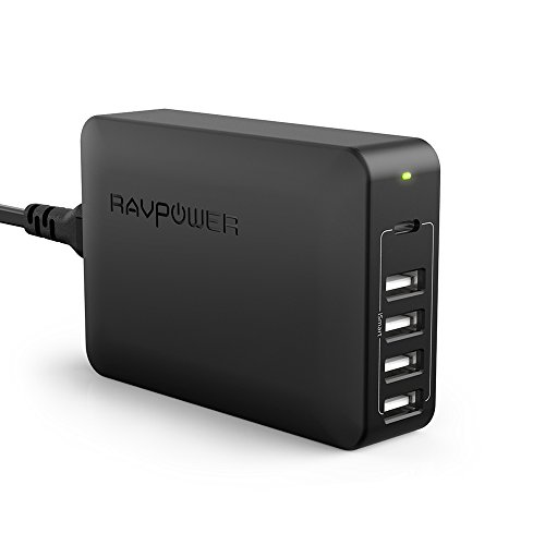 USB C Pd Charger, RAVPower 60W 5-Port USB Desktop Charging Station with 45W Power Delivery Port, Compatible with iPhone 11 Pro Max XR XS X SE 2, Ipad Pro 2018, MacBook, Galaxy S9 S8, Nintendo and More